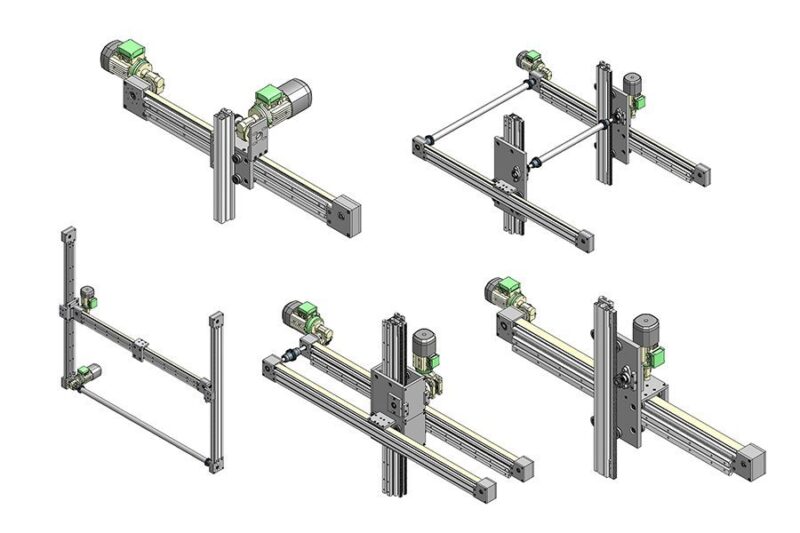 Guias Lineares Motorizadas de 2 Eixos