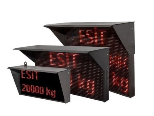 Display remoto e painéis de mensagens