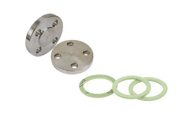 Flanges Aço inox e Juntas em Cartão